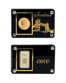 PORTA STERLINA o LINGOTTO